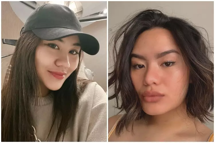 Adu gaya makeup Aaliyah dan Zahwa Massaid Berbagai sumber
