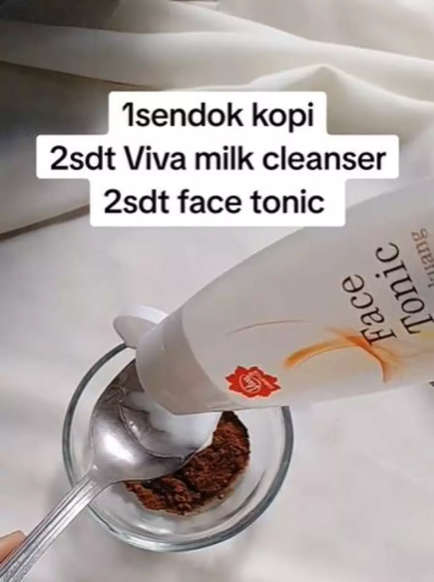 Kombinasi Viva Milk Cleanser dan Face Tonic bikin kulit antikusam TikTok