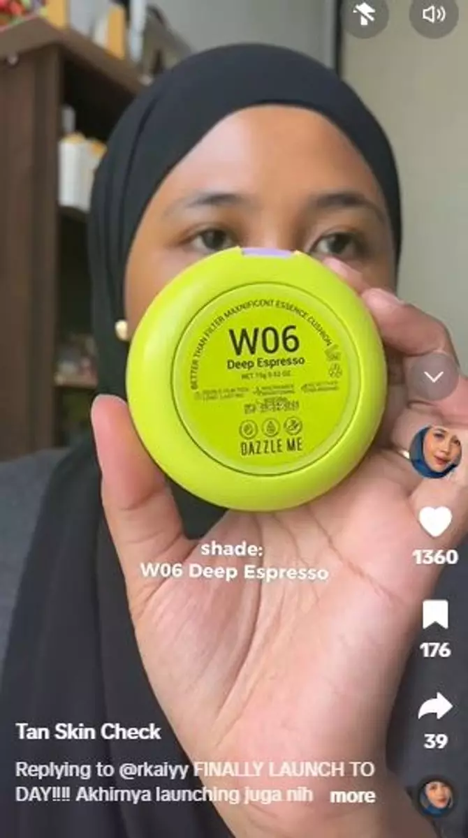 Review cushion Dazzle Me di kulit sawo matang TikTok Review cushion Dazzle Me di kulit sawo matang TikTok