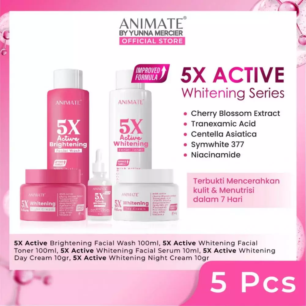 perbedaan skincare Animate pink dan biru enviostore.com