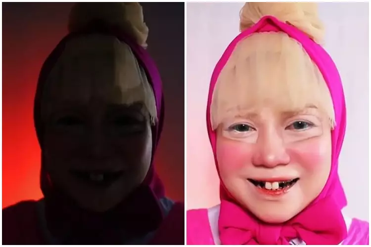 Cewek tiru Marsha And The Bear hasilnya di luar dugaan TikTok