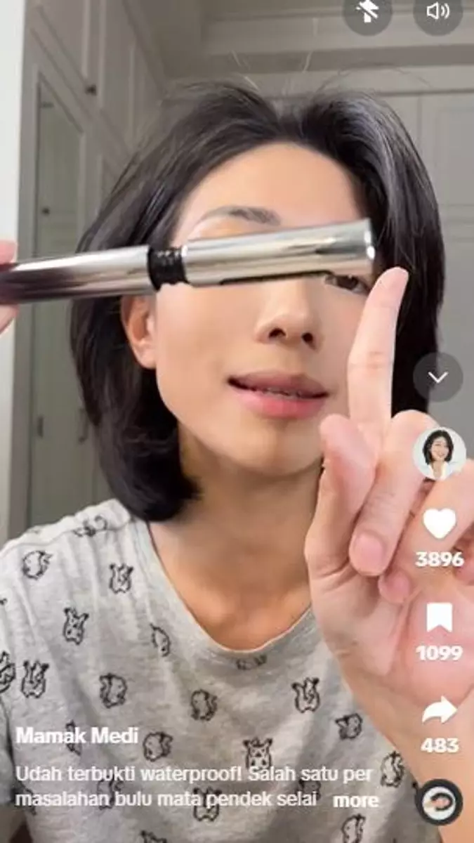 Review maskara besi Judydoll di bulu mata pendek TikTok