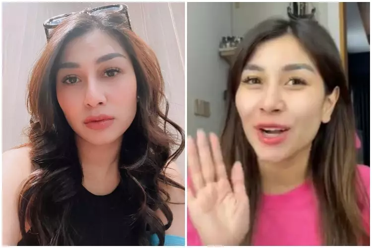 Potret Nisya Ahmad pakai & tanpa makeup Instagram Potret Nisya Ahmad pakai & tanpa makeup Instagram
