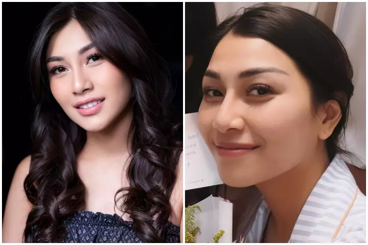Potret Nisya Ahmad pakai & tanpa makeup Instagram Potret Nisya Ahmad pakai & tanpa makeup Instagram