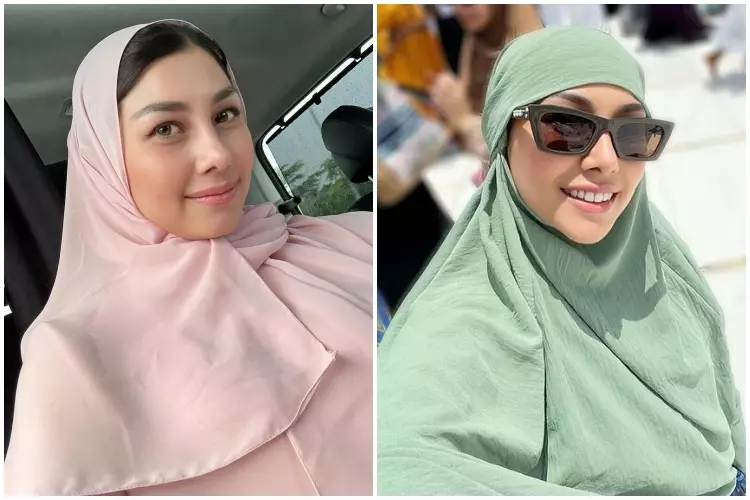 Potret Nisya Ahmad pakai & tanpa makeup Instagram Potret Nisya Ahmad pakai & tanpa makeup Instagram