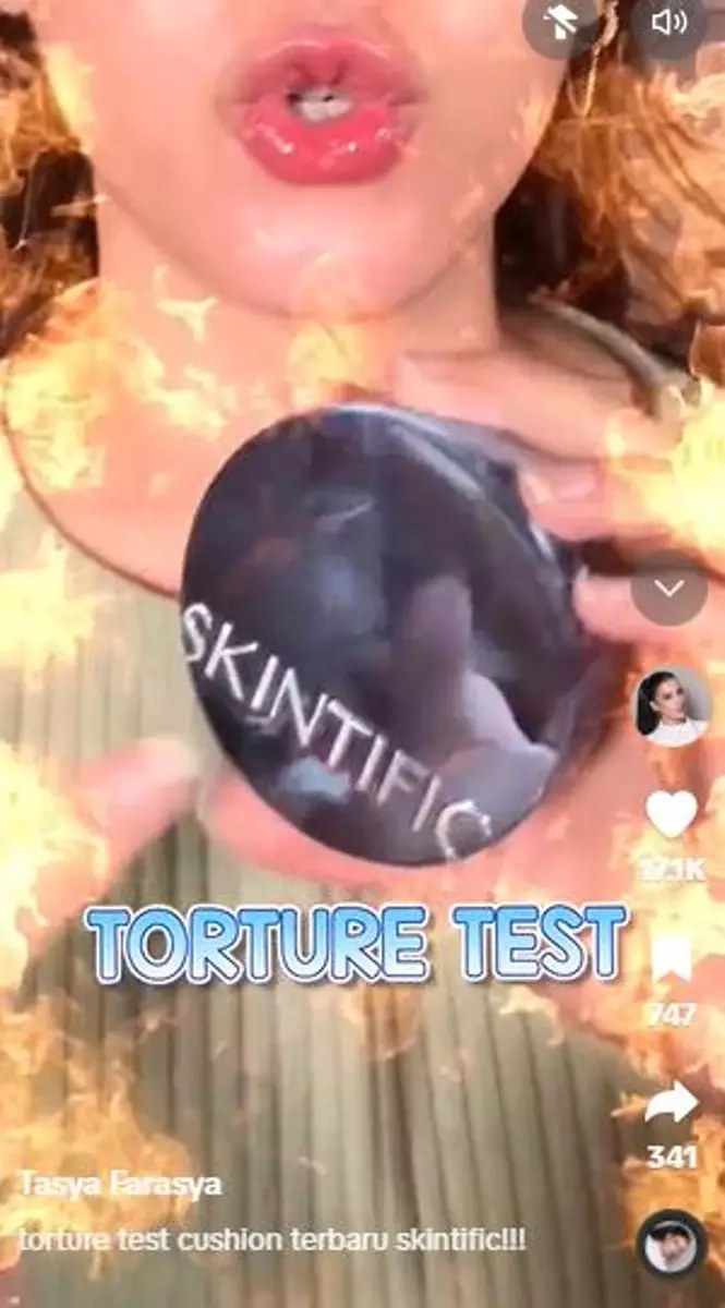Review Skintific Stay Velvet Matte Cushion TikTok