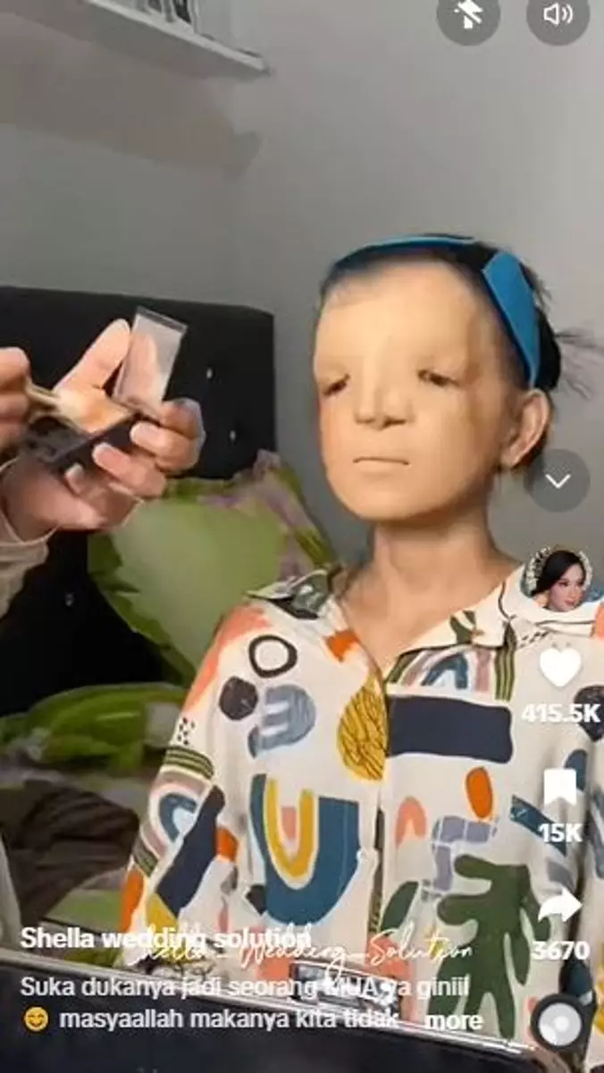 MUA berhasil rias cewek dengan bentuk wajah kurang sempurna TikTok MUA berhasil rias cewek dengan bentuk wajah kurang sempurna TikTok