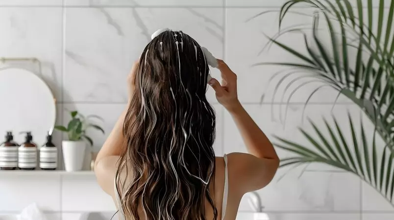 Urutan hair care untuk rambut kering © 2024 freepik.com