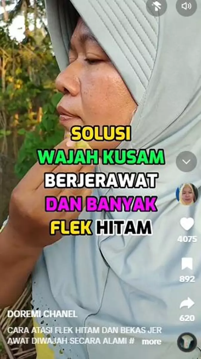 Campuran 2 jenis buah bisa pudarkan flek hitam di wajah Berbagai sumber