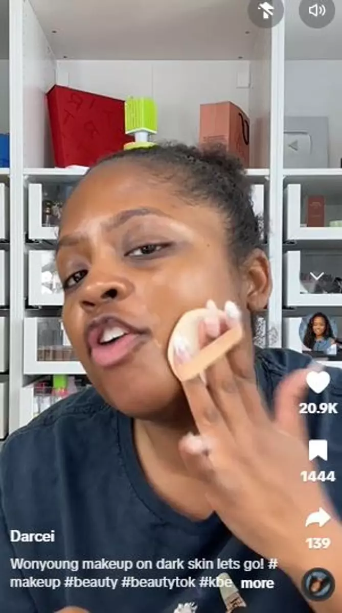 Transformasi makeup cewek Afrika recreate riasan Wonyoung IVE TikTok Transformasi makeup cewek Afrika recreate riasan Wonyoung IVE TikTok