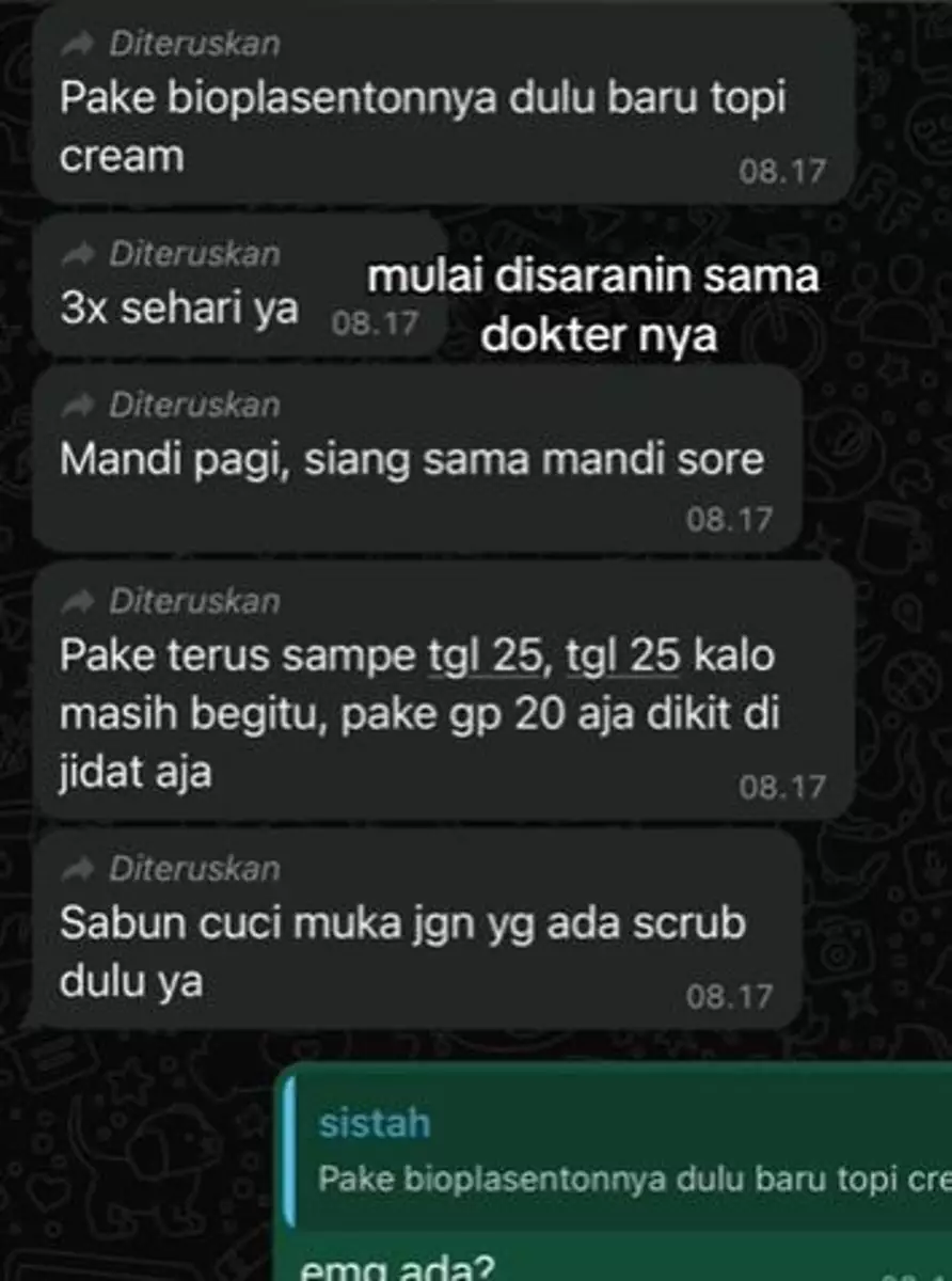 Lakukan laser wajah hilangkan bekas jerawat dan beruntusan malah jidat belang TikTok Lakukan laser wajah hilangkan bekas jerawat dan beruntusan malah jidat belang TikTok