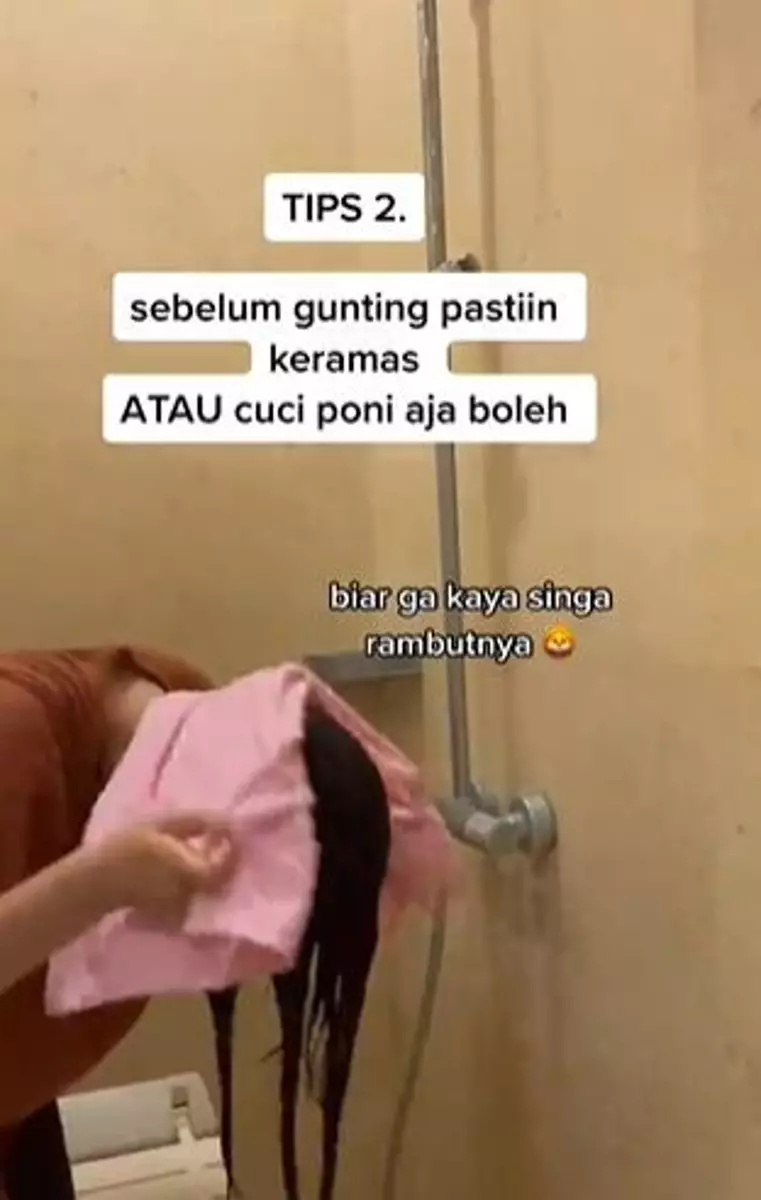Trik potong dan styling poni ala seleb Korea TikTok