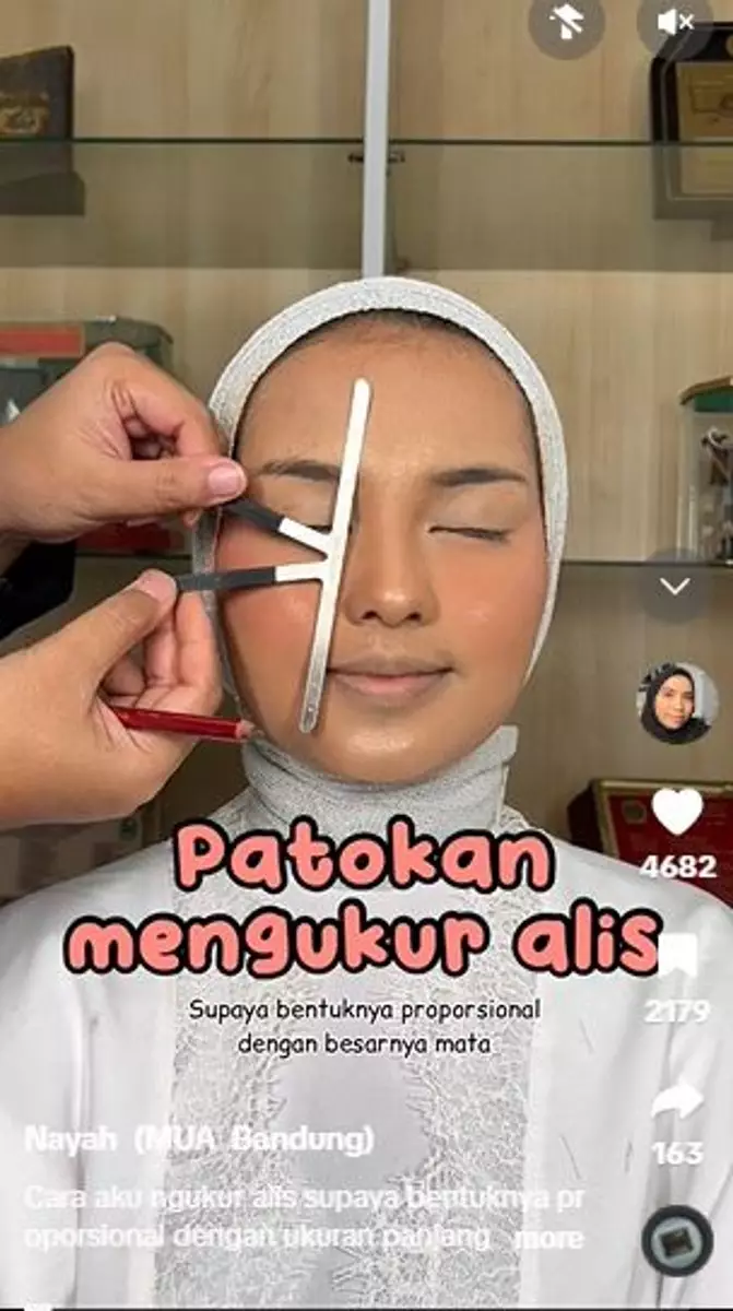 Trik bikin alis proporsional cuma andalkan 1 alat Berbagai sumber