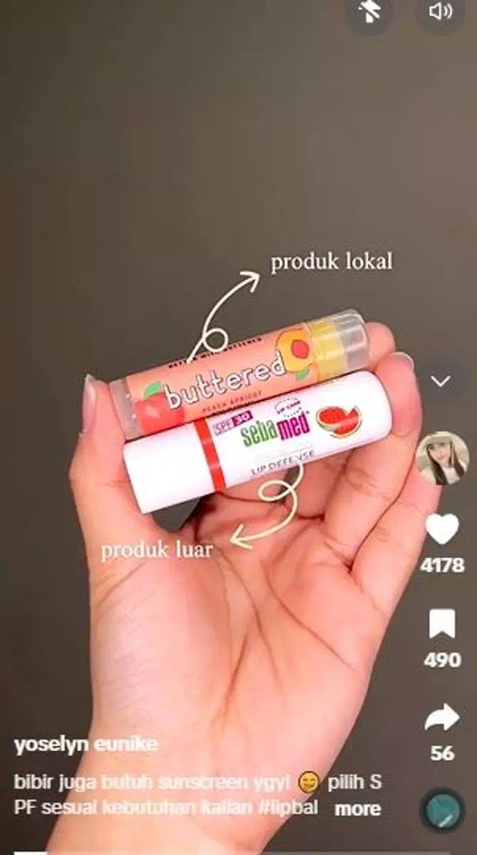 Battle review lip balm kandungan SPF Sebamed dan Buttered TikTok