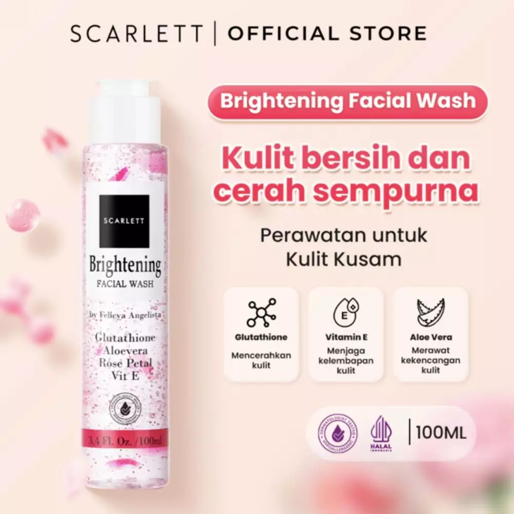 Rekomendasi brightening facial wash © 2024 berbagai sumber Rekomendasi brightening facial wash © 2024 berbagai sumber