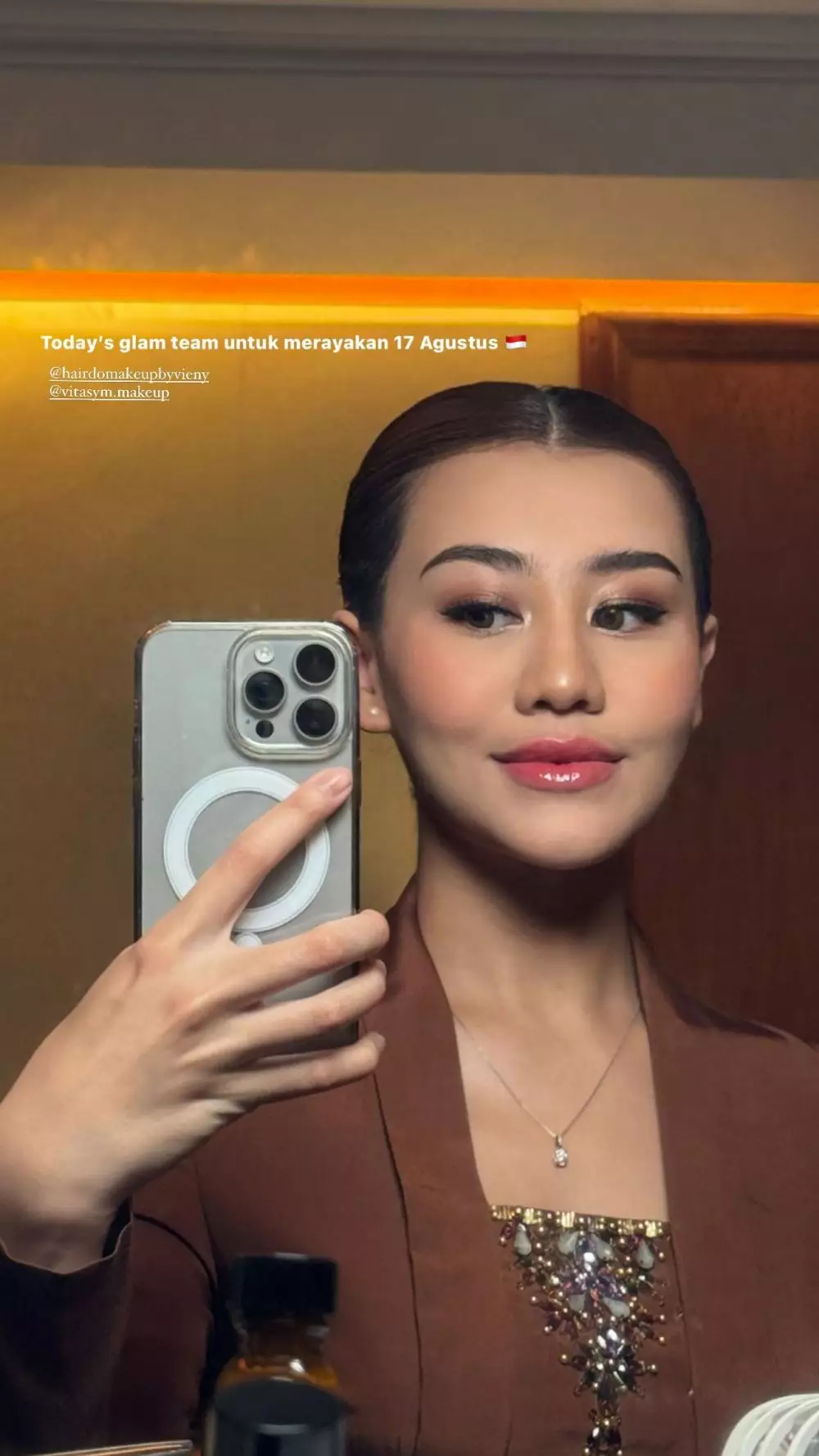 gaya makeup Aaliyah © 2024 Instagram