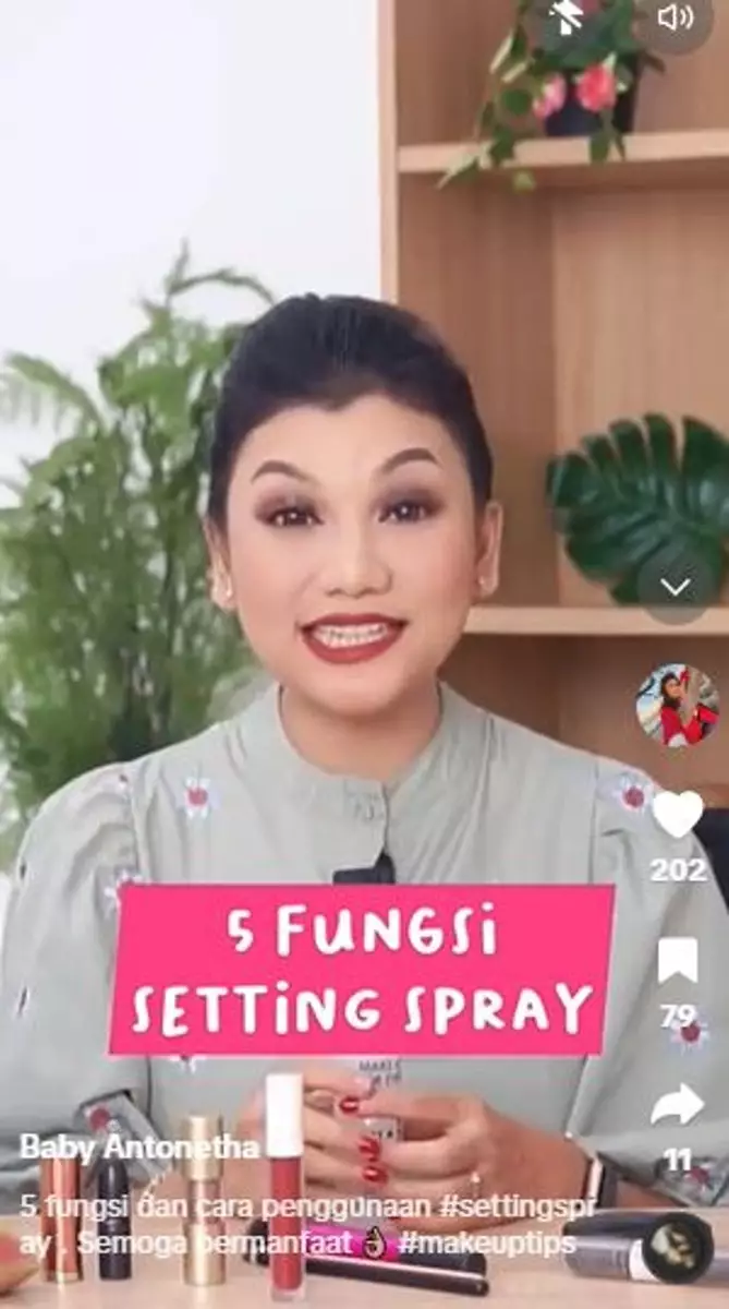 Fungsi setting spray untuk maksimalkan makeup selain mengunci riasan TikTok Fungsi setting spray untuk maksimalkan makeup selain mengunci riasan TikTok