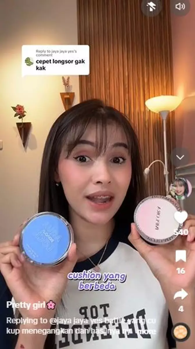 Battle review cushion Bio Aqua dan Implora untuk oily skin TikTok