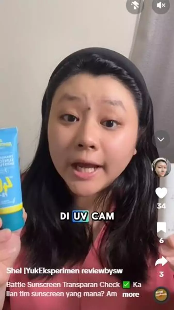 Battle review sunscreen transparan Amaterasun & Elformula TikTok