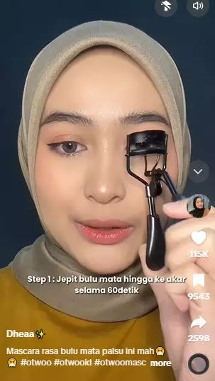 Trik pakai maskara tanpa menggumpal cuma perlu 5 langkah TikTok