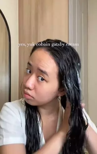 Review curl cream Gatsby TikTok Review curl cream Gatsby TikTok