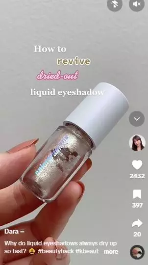 Trik atasi liquid eyeshadow kering cuma andalkan 1 cairan khusus TikTok