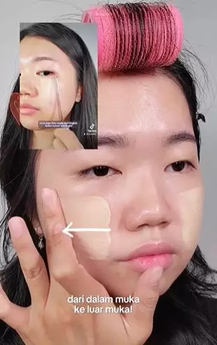 Trik memakai foundation agar riasan lebih natural, flawless, dan tidak dempul TikTok
