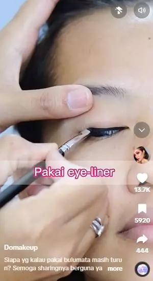 Trik pasang bulu mata palsu antiturun hasilnya natural dan tahan lama TikTok