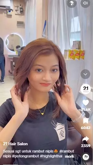 Transformasi cewek rambut sangat tipis usai di-styling mirip Jihyo Twice TikTok Transformasi cewek rambut sangat tipis usai di-styling mirip Jihyo Twice TikTok