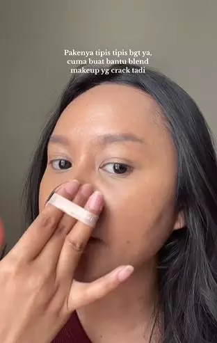 Trik retouch makeup di wajah kering dehidrasi agar hasilnya anticrack TikTok Trik retouch makeup di wajah kering dehidrasi agar hasilnya anticrack TikTok