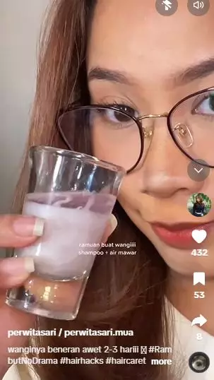 Fungsi lain air mawar bisa bikin rambut auto wangi hingga 3 hari TikTok