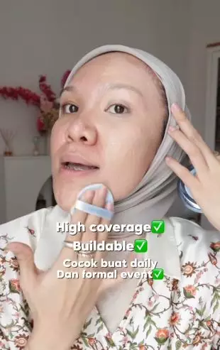 Battle review cushion Tir Tir dan Skintific di wajah acne prone dan oily skin TikTok