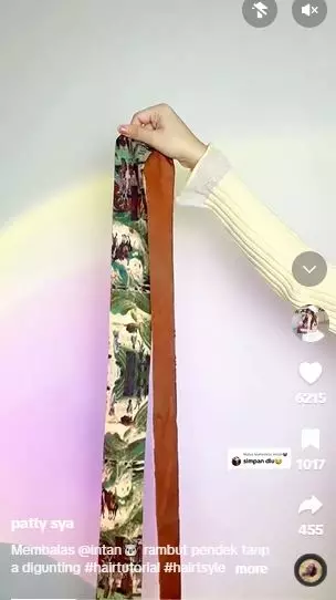 Trik styling rambut panjang jadi pendek cuma andalkan 1 alat TikTok Trik styling rambut panjang jadi pendek cuma andalkan 1 alat TikTok