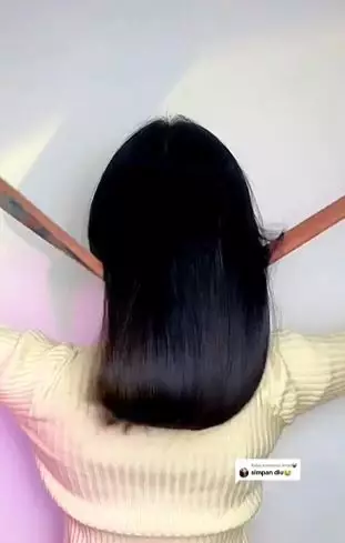 Trik styling rambut panjang jadi pendek cuma andalkan 1 alat TikTok Trik styling rambut panjang jadi pendek cuma andalkan 1 alat TikTok