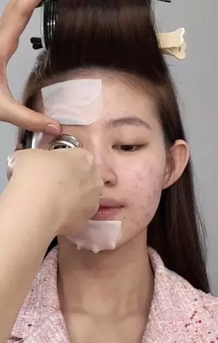 Transformasi cewek wajah acne prone dirias jadi Korean Makeup Look TikTok