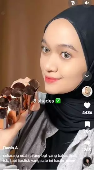 Review O.TWO.O Misty Kiss Matte Lipstick diklaim transferproof 24 jam TikTok