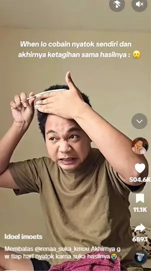 Perubahan cowok punya rambut super keriting iseng nyatok malah ketagihan TikTok