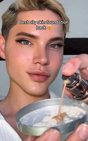 Trik mixing foundation untuk oily skin agar riasan awet seharian TikTok Trik mixing foundation untuk oily skin agar riasan awet seharian TikTok