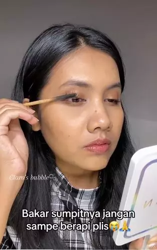 Trik bikin bulu mata lentik tahan lama cuma andalkan 1 alat makan TikTok