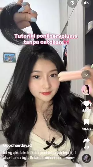 Trik bikin poni lepek jadi bervolume cuma perlu 2 langkah TikTok Trik bikin poni lepek jadi bervolume cuma perlu 2 langkah TikTok