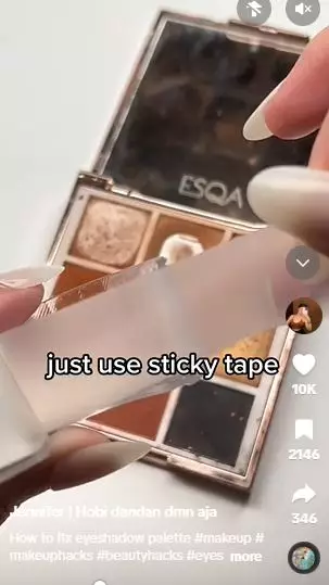 Atasi waxy layer pada eyeshadow glitter cuma andalkan 1 alat sederhana TikTok Atasi waxy layer pada eyeshadow glitter cuma andalkan 1 alat sederhana TikTok