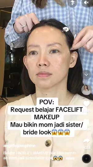 Transformasi makeup ibu-ibu berflek hitam dirias flawless look manglingi TikTok Transformasi makeup ibu-ibu berflek hitam dirias flawless look manglingi TikTok