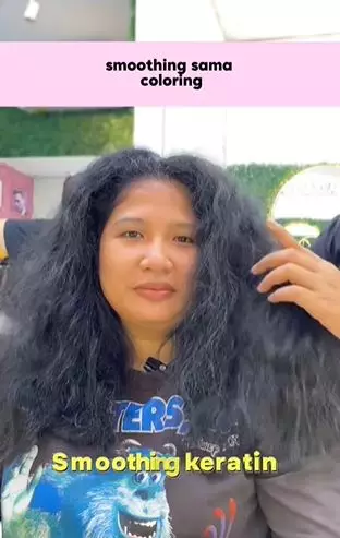 Cewek rambut ngembang efek smoothing papan usai di styling bikin melongo TikTok Cewek rambut ngembang efek smoothing papan usai di styling bikin melongo TikTok