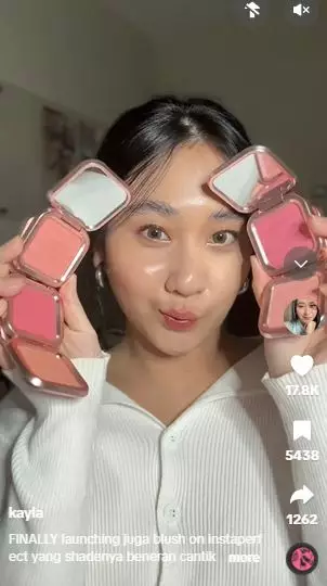 Review Instaperfect Silk Touch Blusher TikTok Review Instaperfect Silk Touch Blusher TikTok