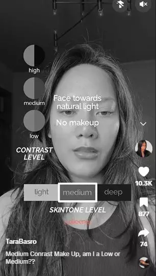 Mengenal teknik contrast makeup viral di TikTok TikTok