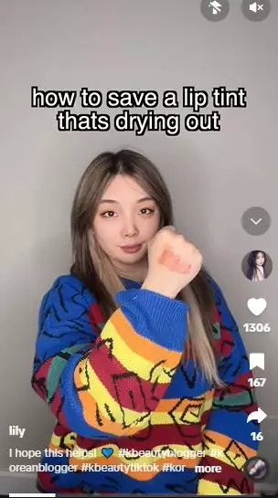 Trik simpel bikin liptint kering bisa dipakai lagi modal Rp0 TikTok Trik simpel bikin liptint kering bisa dipakai lagi modal Rp0 TikTok