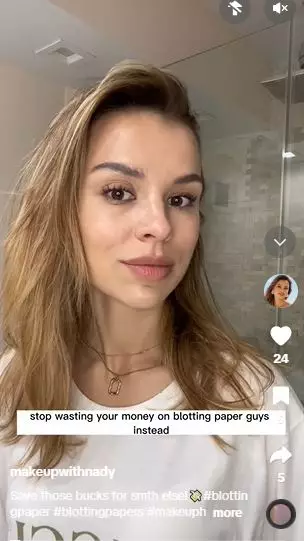 Alat pembersih pengganti blotting paper bisa atasi minyak di wajah TikTok