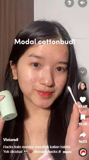 Alat pembersih bisa atasi masker clay stick habis agar tetap bisa dipakai TikTok