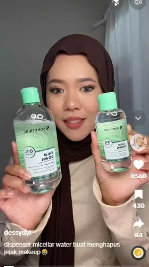 Review Somethinc Calm Down Gentle Micellar Water TikTok