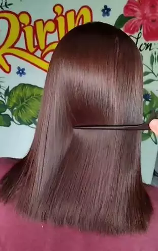 Transformasi cewek rambut ikal super tipis usai di styling bak pakai wig TikTok